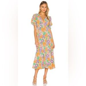 Faithfull the Brand Marie Louise Midi Dress